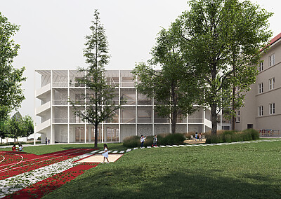 Nový pavilon ZŠ Řevnice